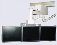 IDI1000F Flat Panel Monitor Suspension System from Image Diagnostics, Inc. Click for larger image.