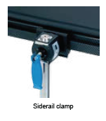 Siderail clamp
