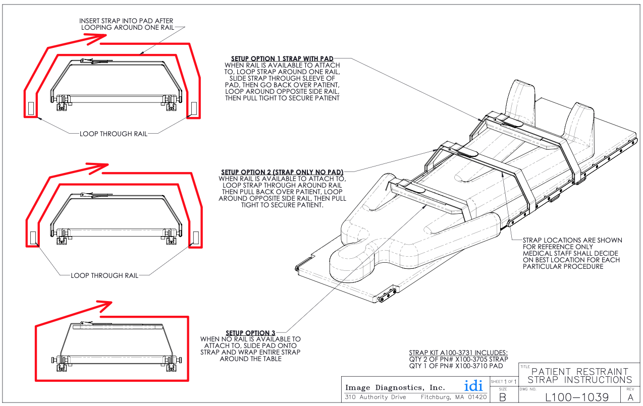 Patient Strap Instructions